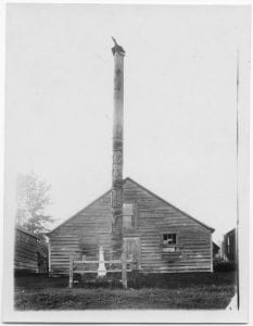 Totem poles, Kispiox, B.C.