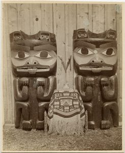 Haida Indian carvings