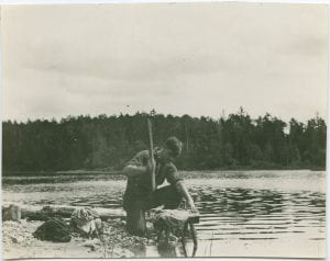 Man washing clothes