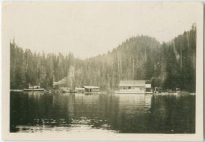 Allison's logging camp