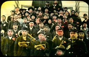 [Indian brass band, Port Simpson, B.C.]