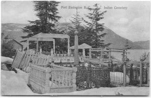 Port Essington B.C., Indian cemetery