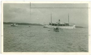 [The Thomas Crosby mission boat]