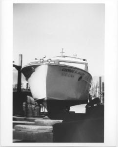 George H. Raley in dry dock