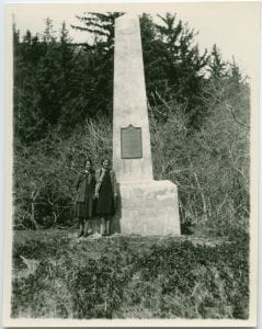 A monument erected to Alexander Mackenzie