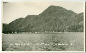 Hartley Bay, B.C. with Mt. Peacock in background