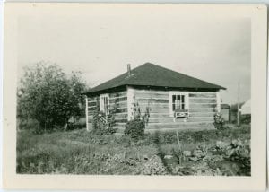 Log cabin where medical work began