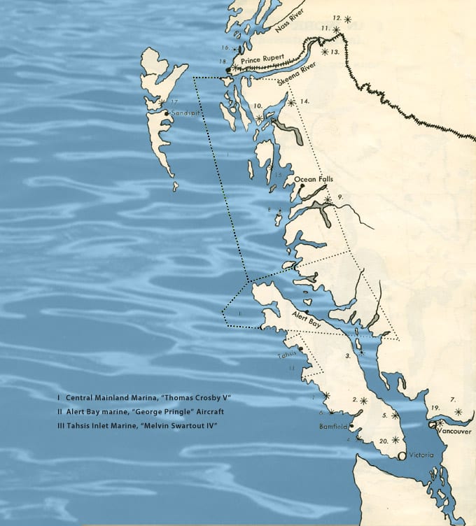 Map of Marine Missions