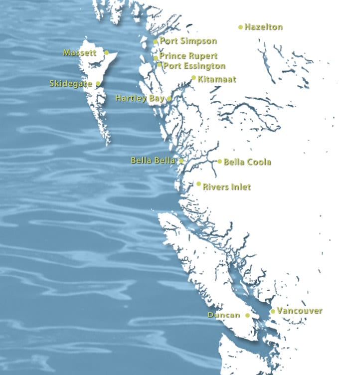 Map of general missions